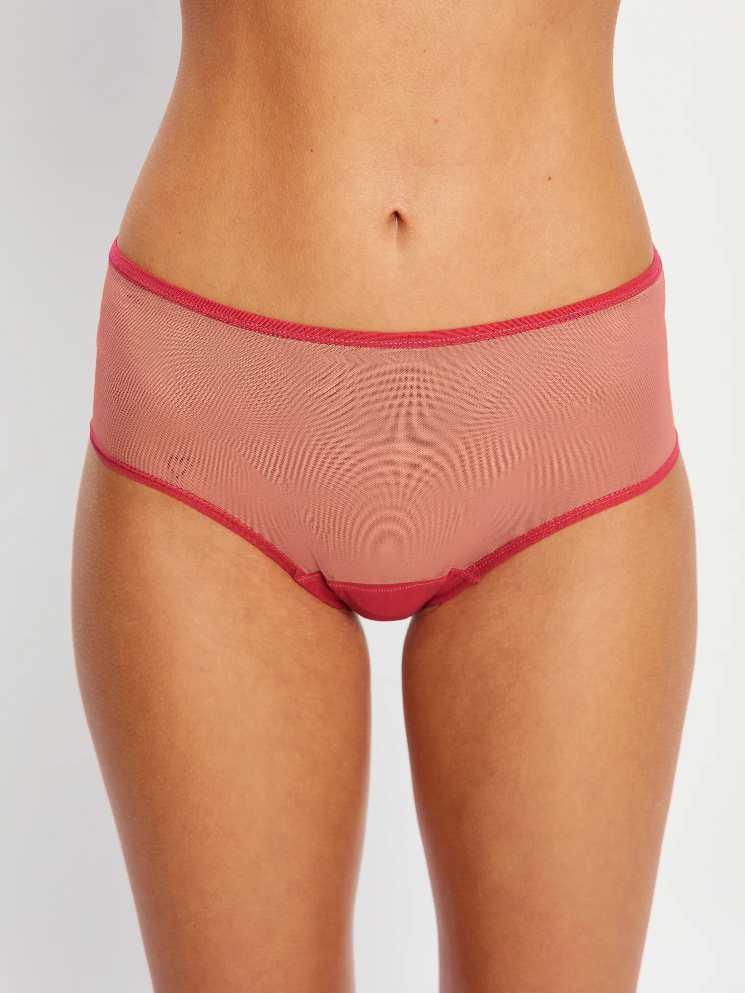 Barely There Hi Waist Brief Moisture Wicking Baked Apple Pink - Image 4
