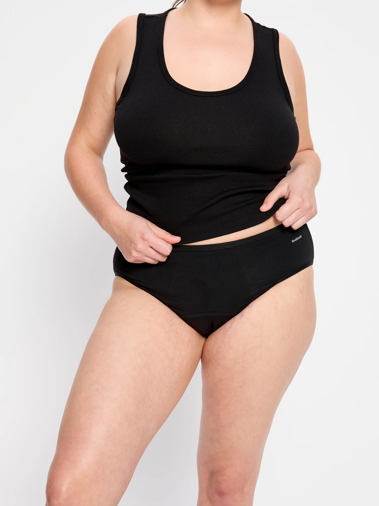Basic Mid-Rise Brief Super Black