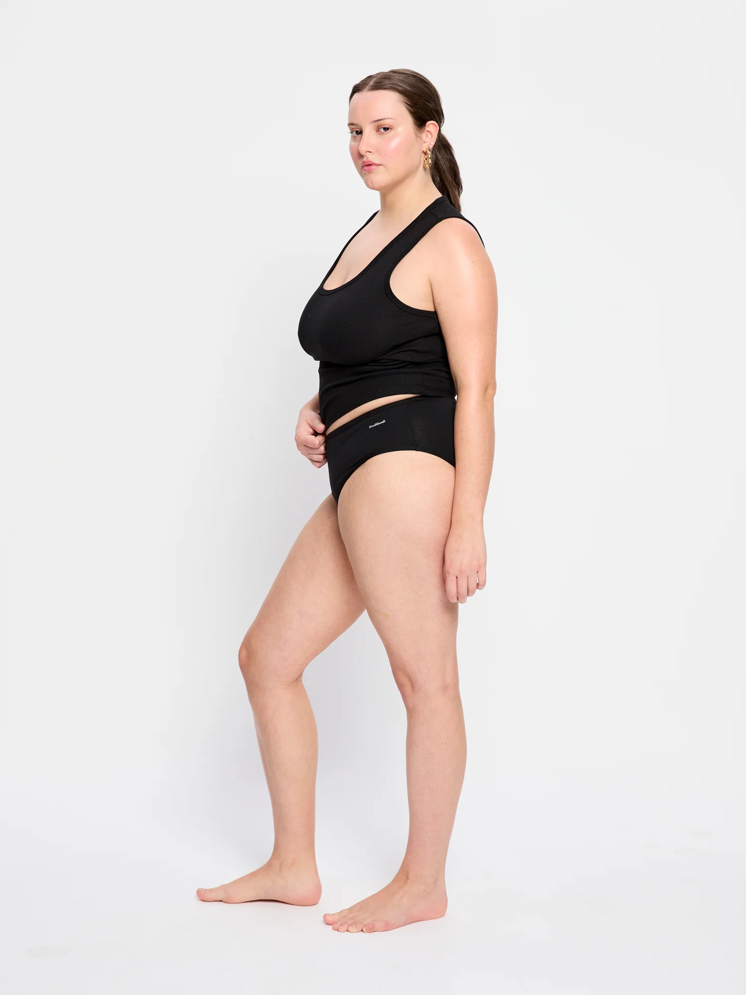 Basic Mid-Rise Super Black 3 Pack - Image 4