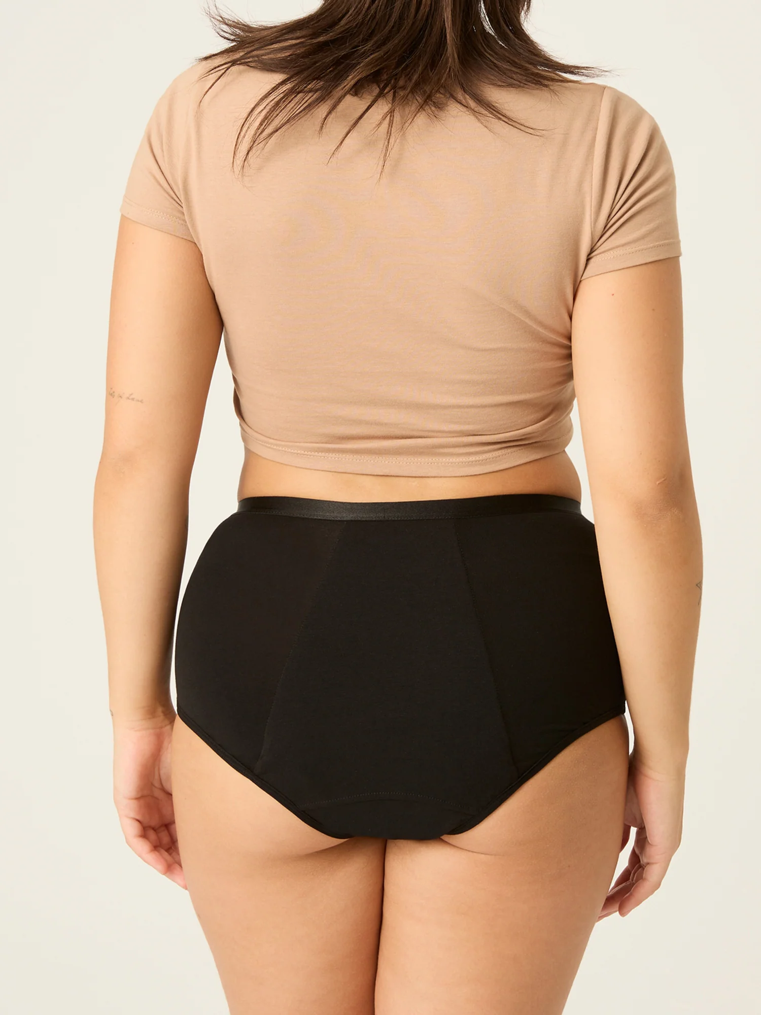 Basic Women's Ultra Leak-Proof Brief Black - Image 3