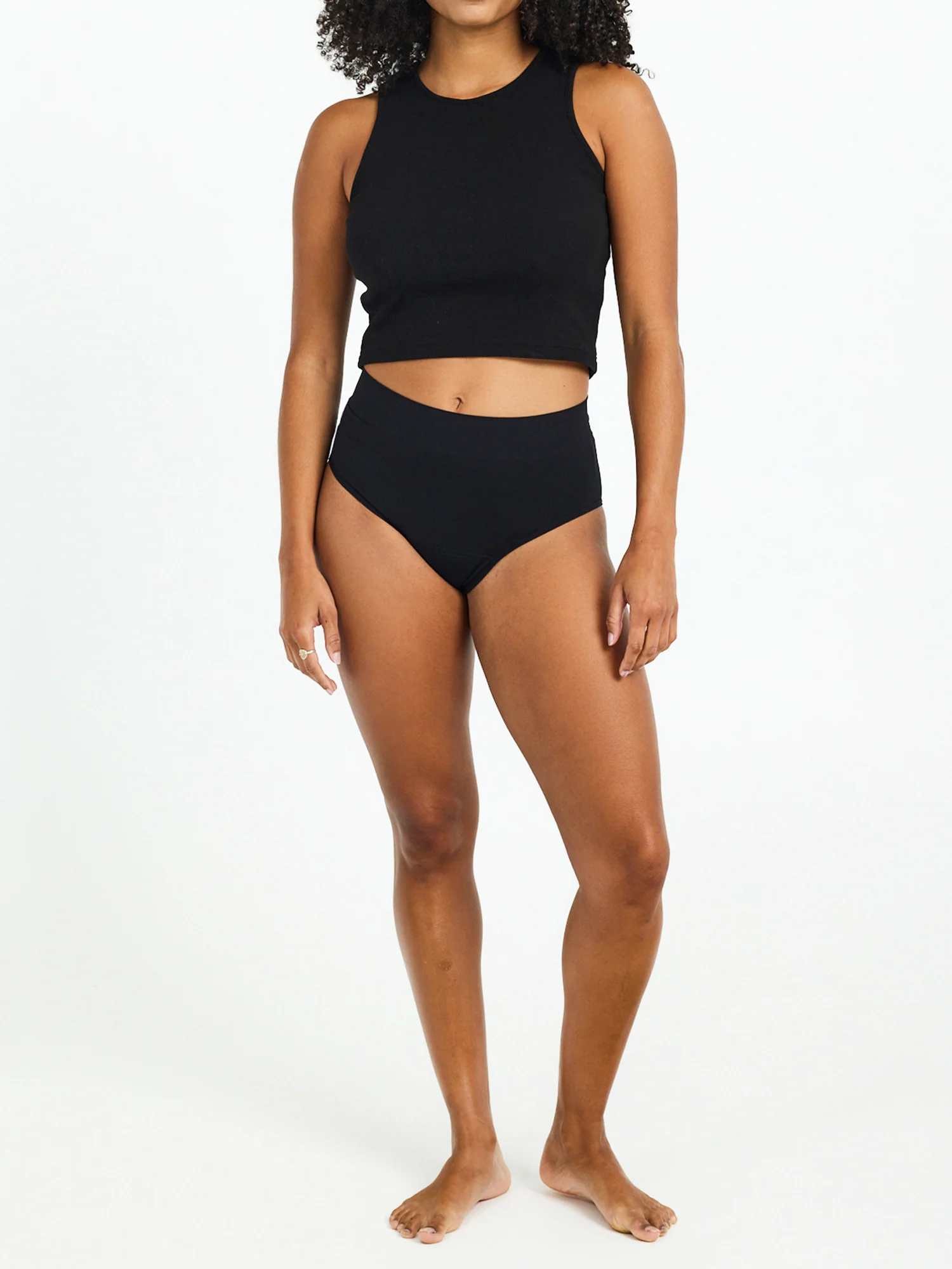 ModiComfort Seamless Full Brief Light Black