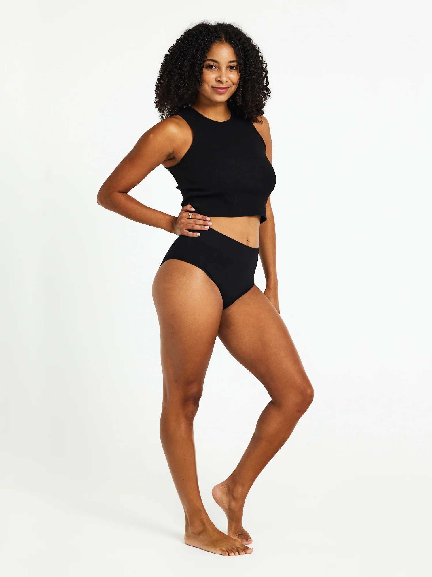 ModiComfort Seamless Full Brief Light Black 3 Pack - Image 3