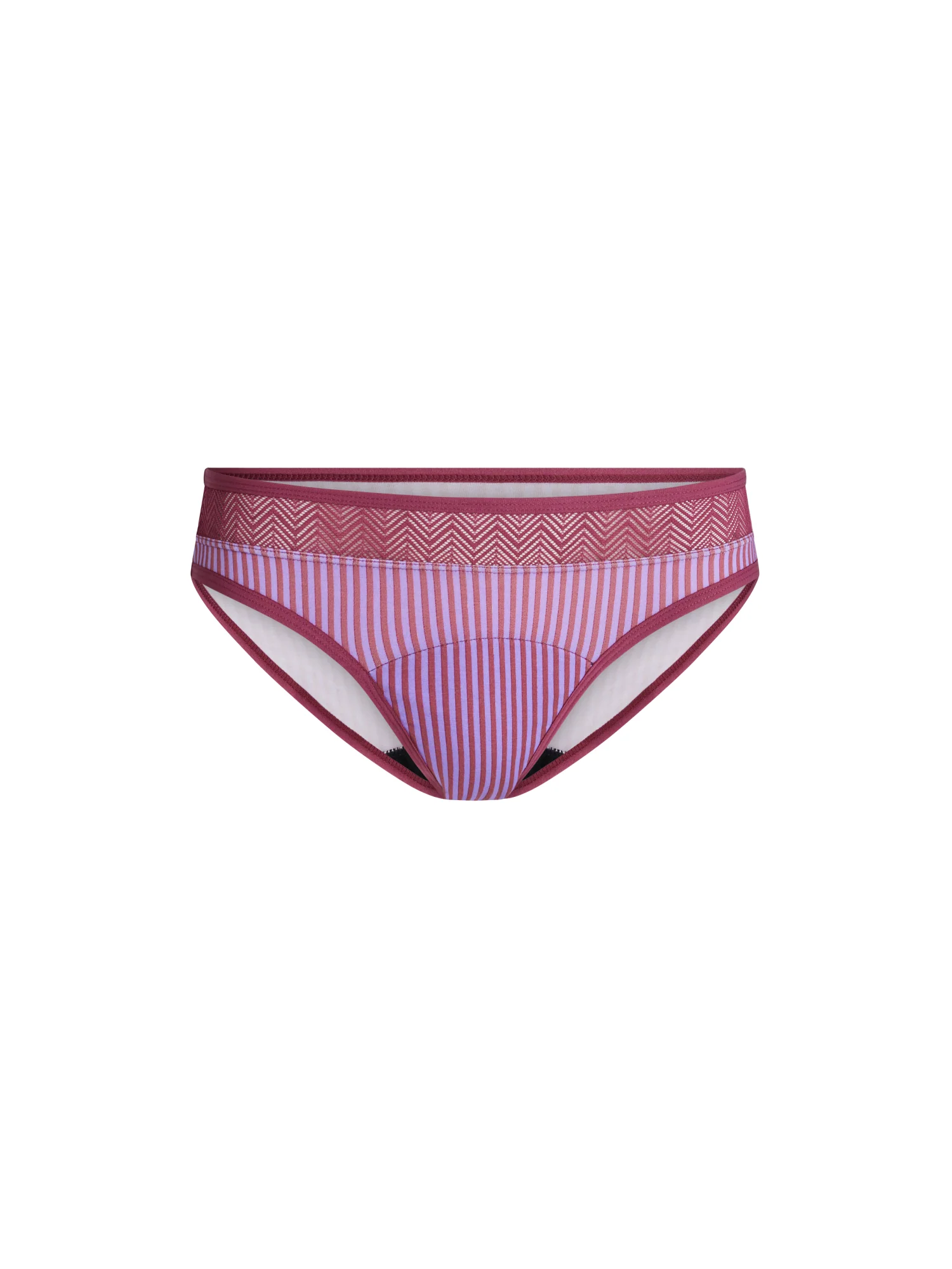 Sensual Bikini Light Plum Purple Stripe - Image 7