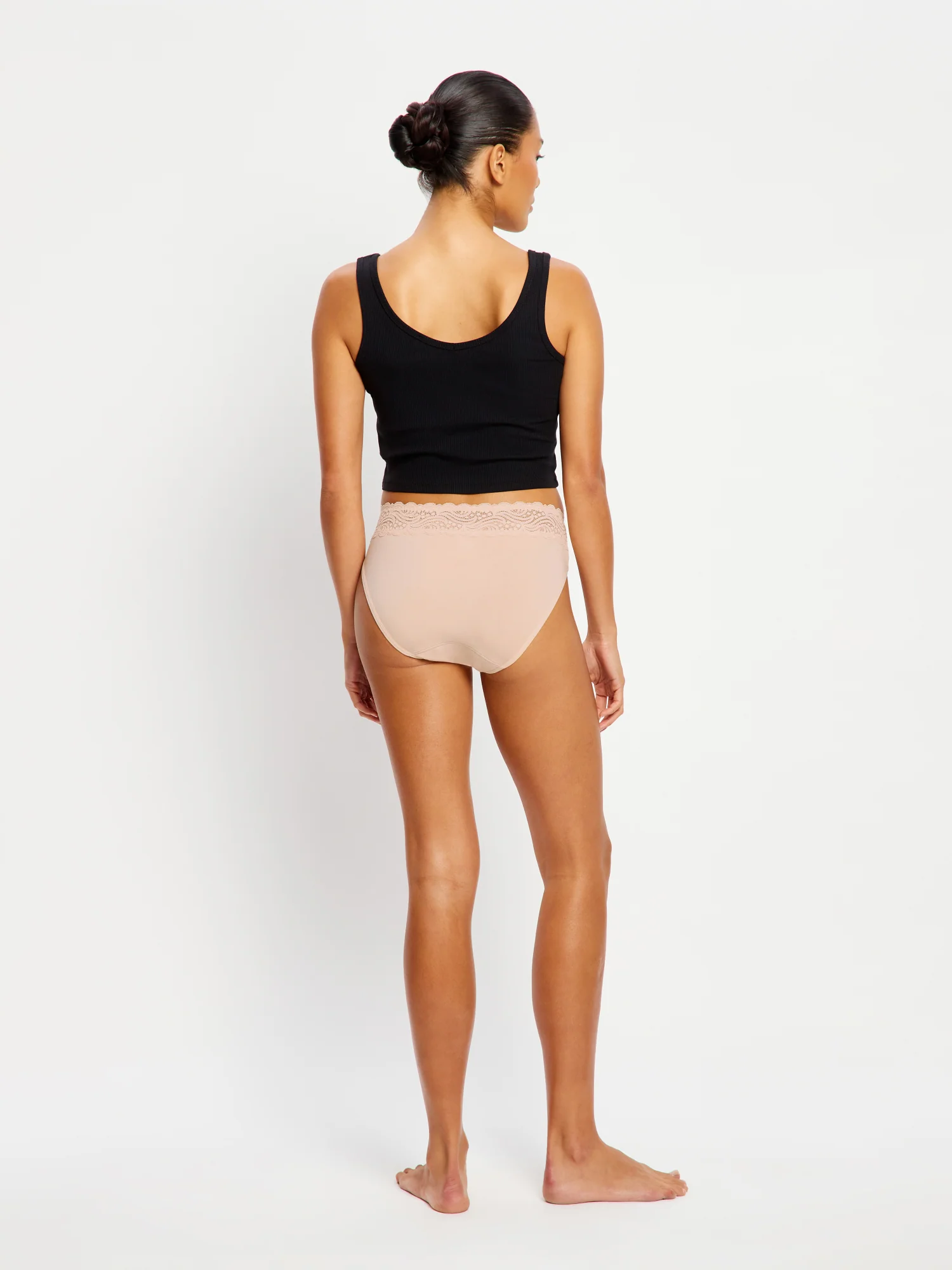 Sensual Hi Waist Bikini Light Cashew - Image 3