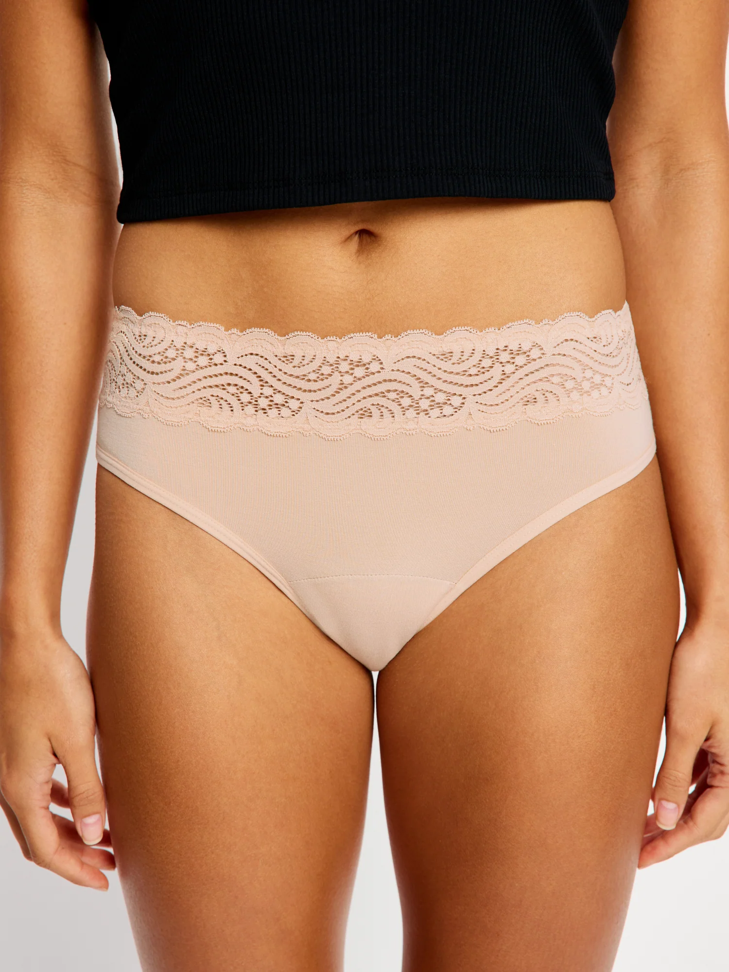 Sensual Hi Waist Bikini Light Cashew - Image 6