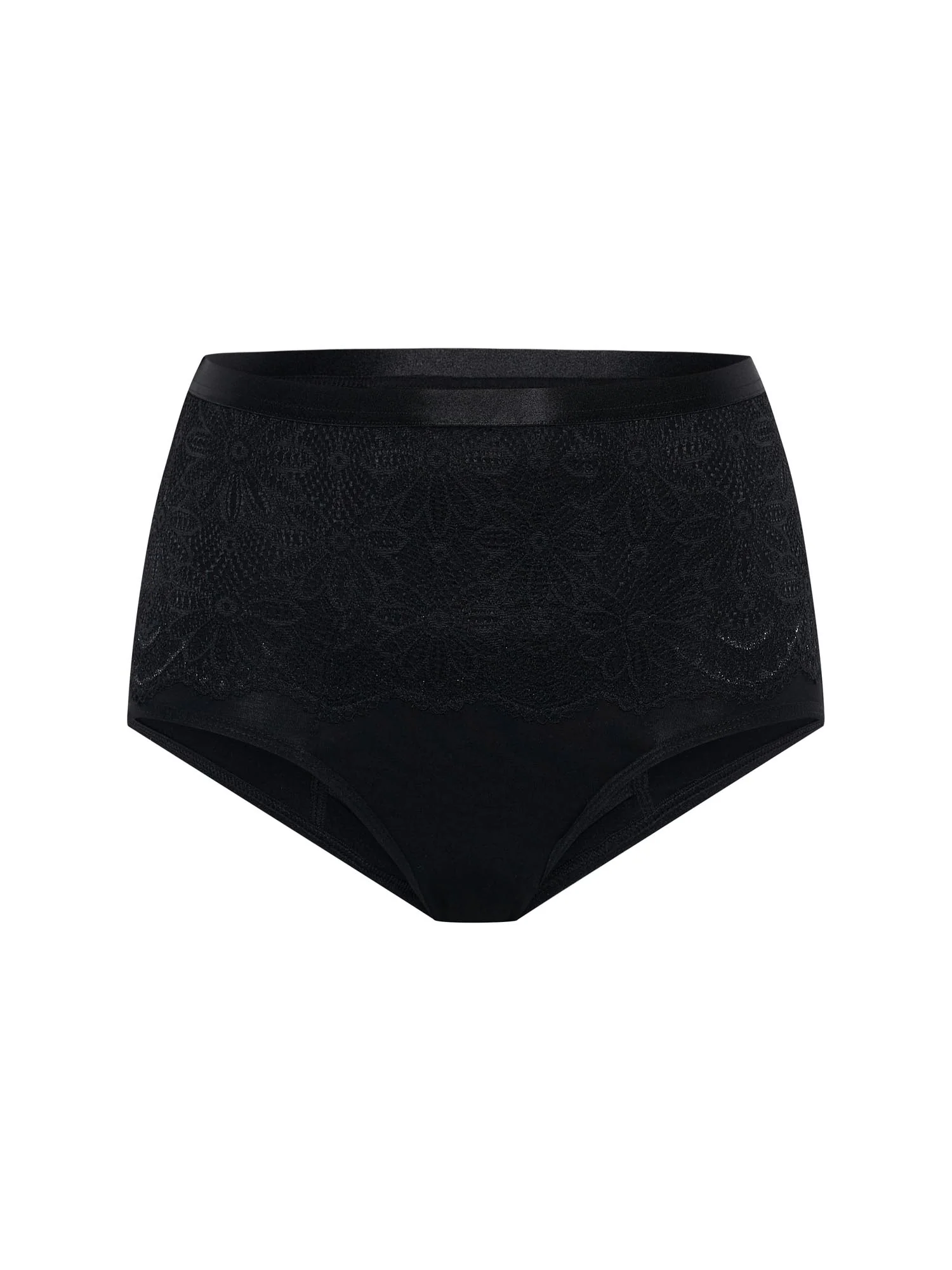 Sensual Hi Waist Brief Ultra Leak-Proof Black - Image 5