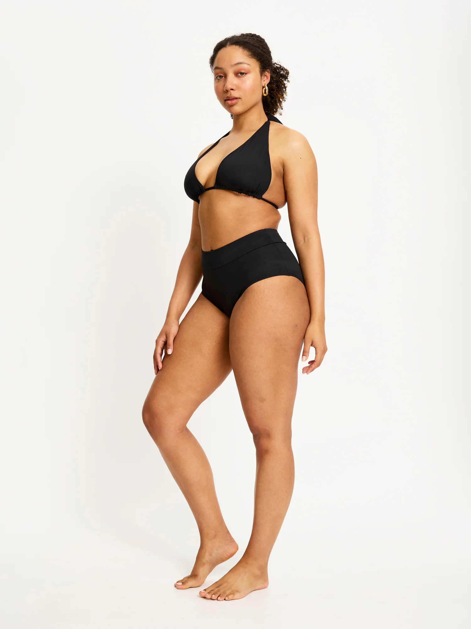 Swimwear Hi Waist Bikini Brief Super Black - Image 4