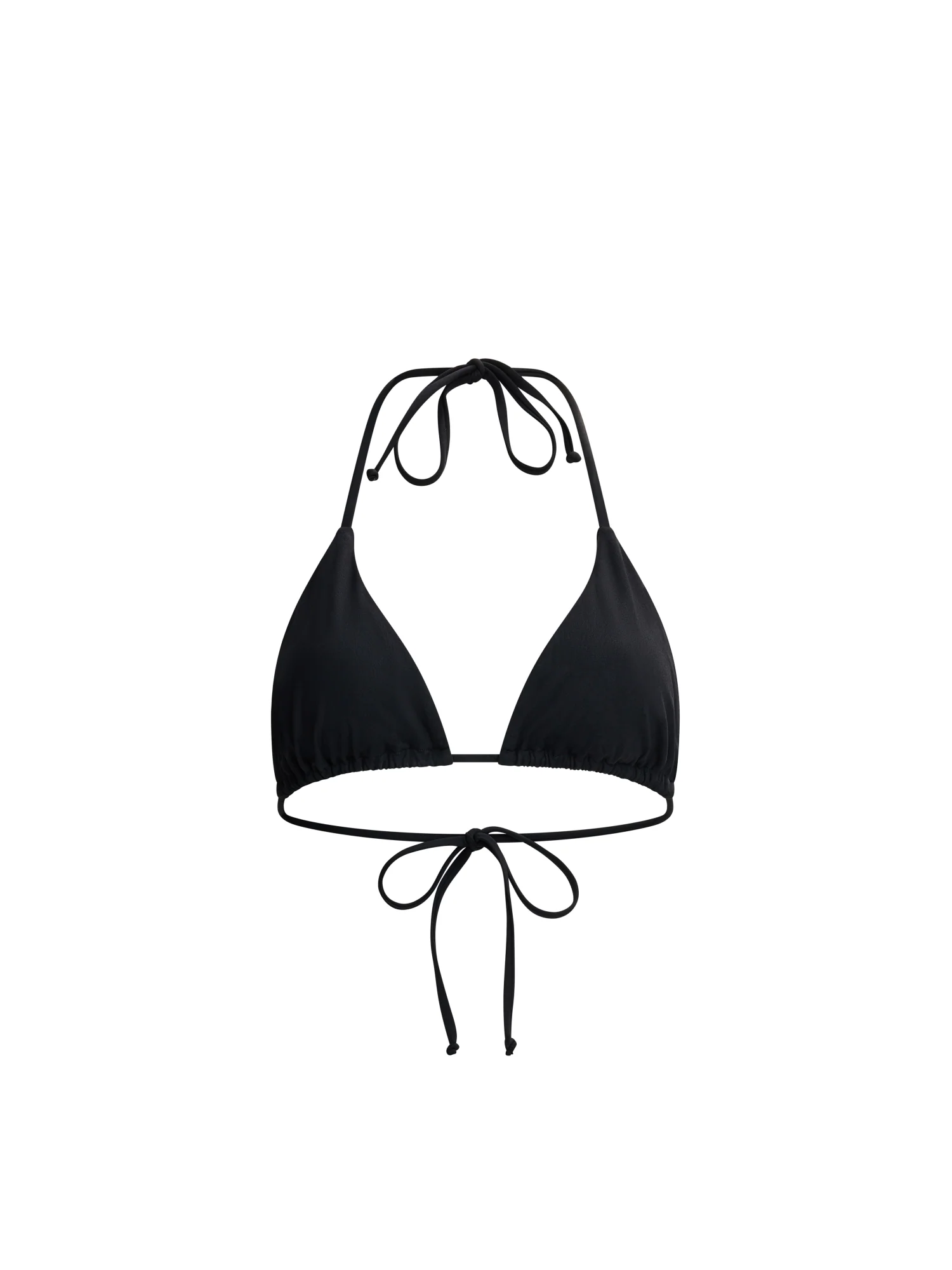 Swimwear Triangle Bikini Top Black - Image 11
