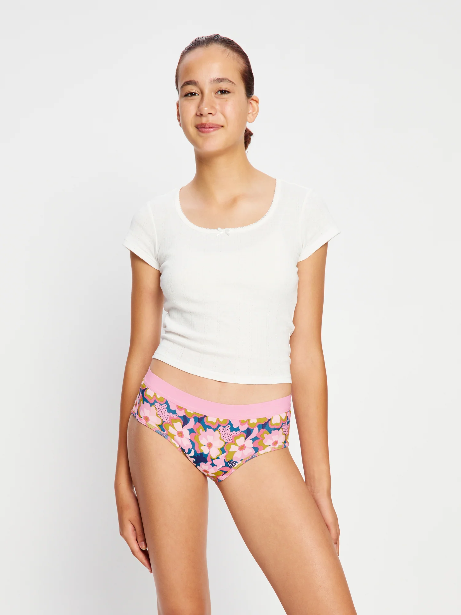 Teen Hipster Boyleg & Boyshort Twilight Jungle Pink 2 Pack - Image 6
