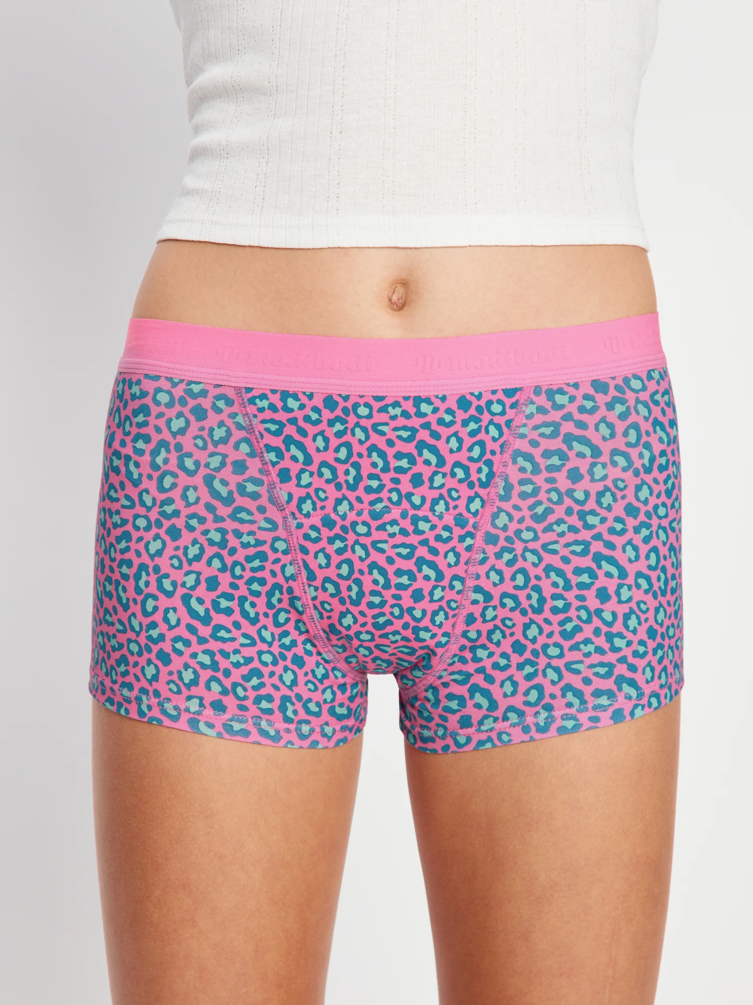 Teen Hipster Boyshort & Bikini Mystic Leopard Pink 2 Pack - Image 3
